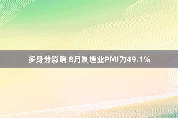 多身分影响 8月制造业PMI为49.1%